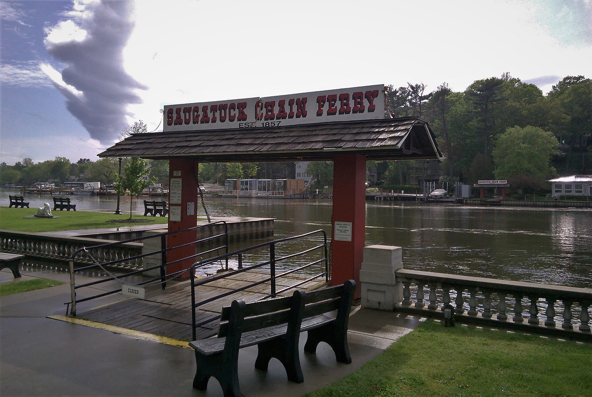 The Saugatuck Chain Ferry